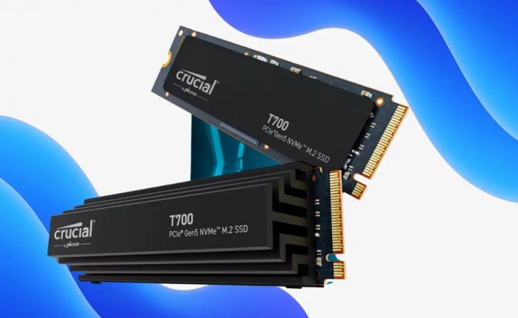 Crucial T700 1TB Gen5 NVMe M.2 SSD