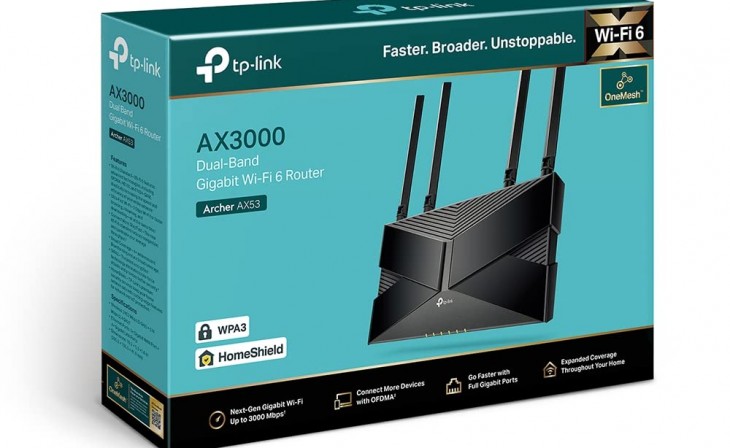 TP-Link ruuter Archer AX53 AX3000 WiFi 6