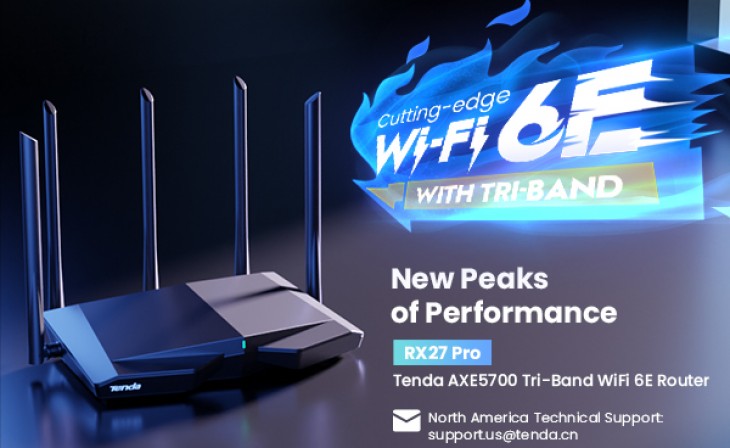 Tenda RX27 Pro WiFi 6E Router