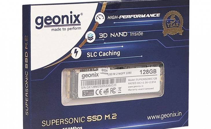 Geonix128GB SSD M.2 - High-Speed Storage for Your Computer