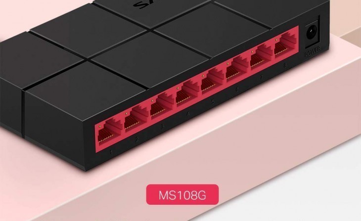 Mercusys MS110P 10-Port Desktop Switch with PoE+