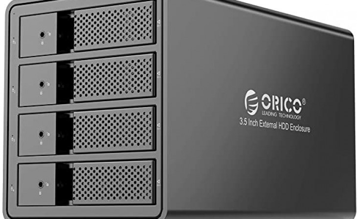 ORICO 4 Bay USB 3.0 to SATA 3.5 inch External Hard Drive Enclosure Support 64TB