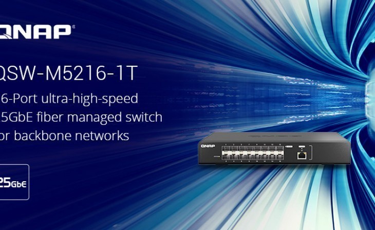 QNAP QSW-M5216-1T 25GbE network switch