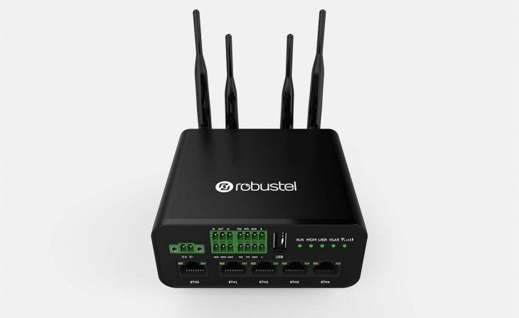 Robustel Wireless or Wi-Fi R1520 Dual-SIM Cellular VPN Router