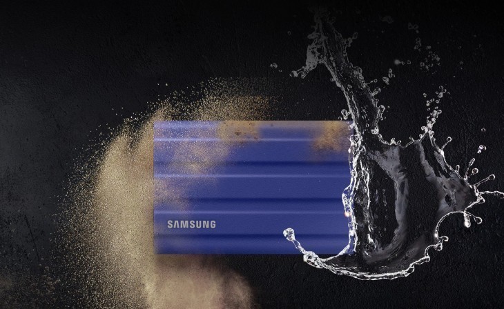 Samsung T7 Shield Blue 1Tb Portable External Ssd