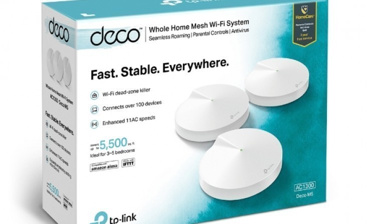 TP-Link Deco M5 Whole Home Mesh Dual_Band 1300 Mbps Wi-Fi