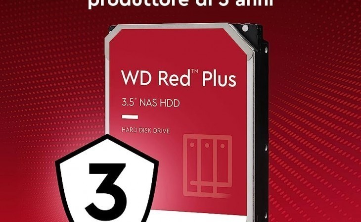 Western Digital Red Plus 4TB NAS Internal Hard Drive